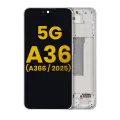 OLED Assembly With Frame For Samsung Galaxy A36 5G (A366 / 2025) (Refurbished) (Lime)