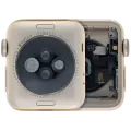 Housing Assembly Compatible For Watch Series 2 (38MM) (Used OEM Pull: Grade A) (Cellular Version) (Aluminum / Gold)