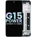 LCD Assembly With Frame For Motorola Moto G15 Power (XT2521-5 /2025) (Genuine OEM) (All Colors)