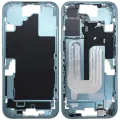 Mid-Frame Housing  W/ Small Parts For iPhone 16 (US Version) (Used OEM Pull: Grade C) (Teal)