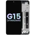 LCD Assembly With Frame For Motorola Moto G15 (XT2521 /2025) (Genuine OEM) (All Colors)
