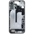 Mid-Frame Housing  W/ Charging Port Flex & Small Parts  For iPhone 16 Plus (EU / Global Version) (Used OEM Pull: Grade B) (White)