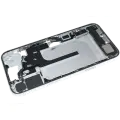 Mid-Frame Housing  W/ Charging Port Flex & Small Parts  For iPhone 16 Plus (EU / Global Version) (Used OEM Pull: Grade B) (White)