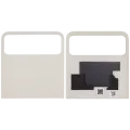 Top OLED Back Cover Glass For Motorola Razr / Razr 40 (XT2323 / 2023) (Premium) (Vanilla Cream)