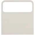 Top OLED Back Cover Glass For Motorola Razr / Razr 40 (XT2323 / 2023) (Premium) (Vanilla Cream)