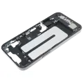 Mid-Frame Housing  W/ Charging Port Flex & Small Parts  For iPhone 16e (US Version) (Used OEM Pull: Grade A) (Black)