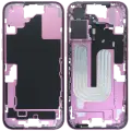 Mid-Frame Housing  W/ Small Parts For iPhone 16 (US Version) (Used OEM Pull: Grade C) (Pink)