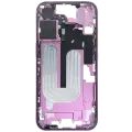 Mid-Frame Housing  W/ Small Parts For iPhone 16 (US Version) (Used OEM Pull: Grade C) (Pink)