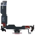 Charging Port Flex Cable With Board For iPhone 15 Plus (Genuine OEM) (Pink)