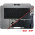 Top Case with Battery and Keyboard (ANSI US) For MacBook Pro 16" A2780 (2023) (Genuine OEM) (Space Gray)