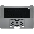 Top Case with Battery and Keyboard (ANSI US) For MacBook Pro 16" A2780 (2023) (Genuine OEM) (Silver)