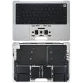 Top Case with Battery and Keyboard (ANSI US) For MacBook Pro 14" A2442 (2021) / A2779 (2023) (Genuine OEM) (Silver)