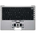 Top Case with Battery and Keyboard (ANSI US) For MacBook Pro 14" A3185 (2024) (Genuine OEM) (Silver)