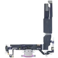 Charging Port Flex Cable With Board For iPhone 16 (EU / UK / CA) (Genuine OEM) (Pink)