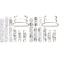 Hard Buttons (Power / Volume / Switch) For iPhone 16e (White)