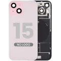 Back Glass w/ MagSafe Magnet & NFC & Flashlight Flex For iPhone 15 (Aftermarket) (Pink) (No Logo)