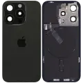 Back Glass w/ MagSafe Magnet & NFC & Flashlight Flex For IPhone 15 Pro (Service Pack) (Black Titanium)