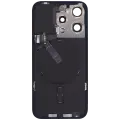 Back Glass w/ MagSafe Magnet & NFC & Flashlight Flex For IPhone 15 Pro (Service Pack) (Black Titanium)