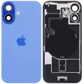 Back Glass w/ MagSafe Magnet & NFC & Flashlight Flex For iPhone 16 (Used OEM Pull: Grade A) (Ultramarine)