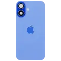 Back Glass w/ MagSafe Magnet & NFC & Flashlight Flex For iPhone 16 (Used OEM Pull: Grade A) (Ultramarine)