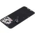 Back Glass w/ MagSafe Magnet & NFC & Flashlight Flex For iPhone 15 Pro Max (Genuine OEM) (UK / EU Version) (Black Titanium)