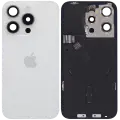 Back Glass w/ MagSafe Magnet & NFC & Flashlight Flex For iPhone 15 Pro (Genuine OEM) (UK / EU Version) (White Titanium)