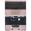 Top Case with Keyboard (ANSI US) For MacBook 12" A1534 (2016-2017) (Used OEM Pull: Grade A) (Rose Gold)