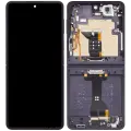 Inner OLED Assembly With Frame For Samsung Galaxy Z Flip 7 5G (US Version) (Refurbished) (Jet Black)