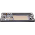 OLED Assembly With Frame For Samsung Galaxy S25 Ultra 5G (US & International) (Aftermarket Plus) (120Hz) (Titanium Jet Black)