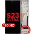 OLED Assembly With Frame For Samsung Galaxy S23 Ultra (US & International) (Aftermarket Plus) (120Hz) (Cream)