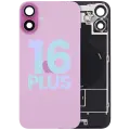 Back Glass w/ MagSafe Magnet & NFC & Flashlight Flex For iPhone 16 Plus (Service Pack) (Pink)
