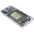 OLED Assembly With Frame For Samsung Galaxy A55 (A556 / 2024) (Service Pack) (Lilac)