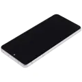LCD Assembly With Frame (Without FingerPrint Sensor) For Samsung Galaxy S21 Ultra (US & International)(Aftermarket: Incell)(Test Rating: C)(Phantom Silver)