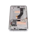 LCD Assembly With Frame (Without FingerPrint Sensor) For Samsung Galaxy S21 Ultra (US & International)(Aftermarket: Incell)(Test Rating: C)(Phantom Silver)