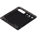 Top  Back Cover Glass With Camera Lens For Samsung Galaxy Z Flip 4G (F700) / Z Flip 5G (F707) (Aftermarket Plus) (Mystic Gray)