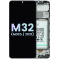LCD Assembly With Frame For Samsung Galaxy M32 (M325) (Service Pack) (All colors)