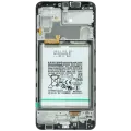 LCD Assembly With Frame For Samsung Galaxy M32 (M325) (Service Pack) (All colors)