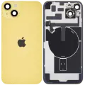 Back Glass w/ MagSafe Magnet & NFC & Flashlight Flex For iPhone 14 Plus (Genuine OEM) (Yellow)