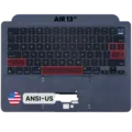 Top Case with Keyboard (ANSI US) For MacBook Air 13" A2681 (2022) (Genuine OEM) (Midnight)