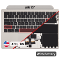 Top Case with Battery and Keyboard (ANSI US) For MacBook Air 13" A2681 (2022) (Genuine OEM) (Starlight)