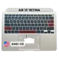 Top Case with Keyboard (ANSI US) For MacBook Air 13" A2337 (2020) (Genuine OEM) (Silver)