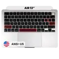 Top Case with Keyboard (ANSI US) For MacBook Air 13" A3240 (2025) (Genuine OEM) (Silver)