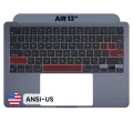 Top Case with Keyboard (ANSI US) For MacBook Air 13" A2681 (2022) (Genuine OEM) (Midnight)