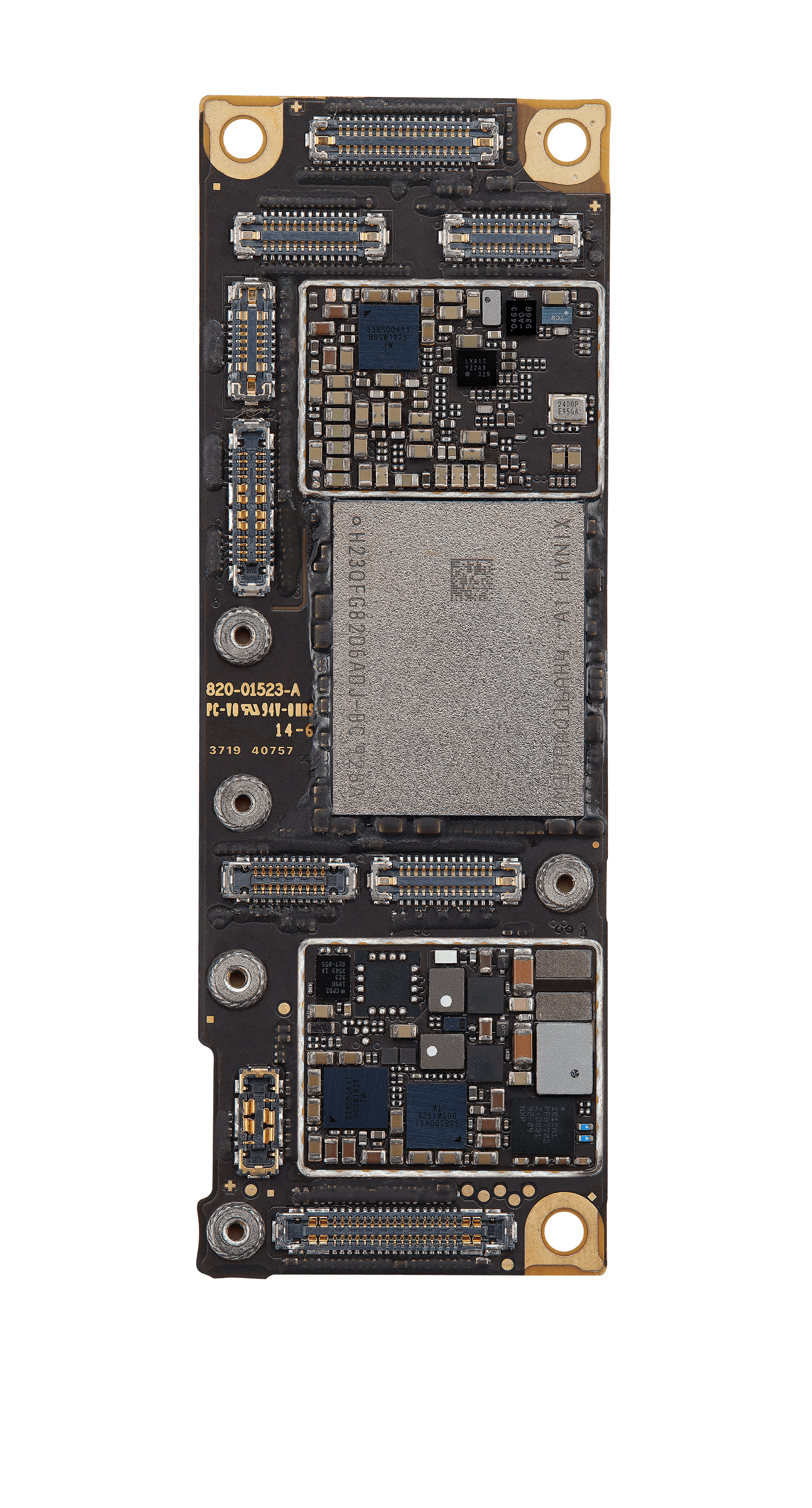 Top logic board front view