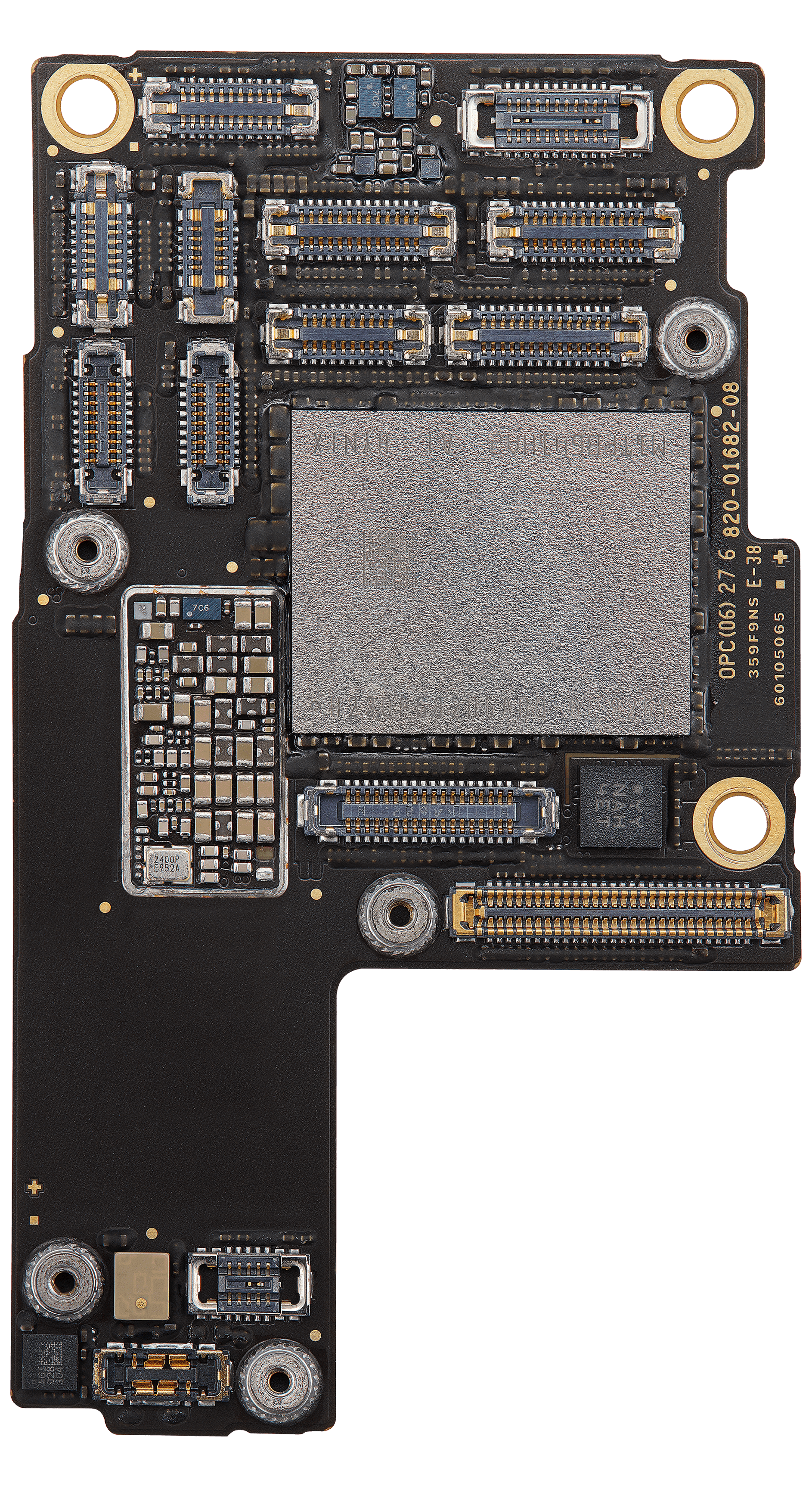 Top logic board front view