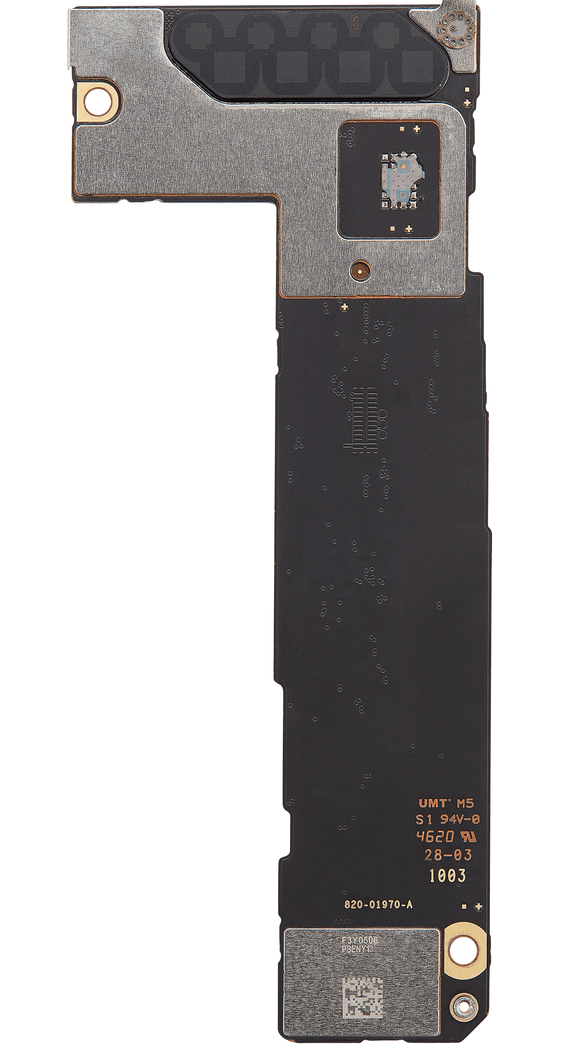Bottom logic board rear view