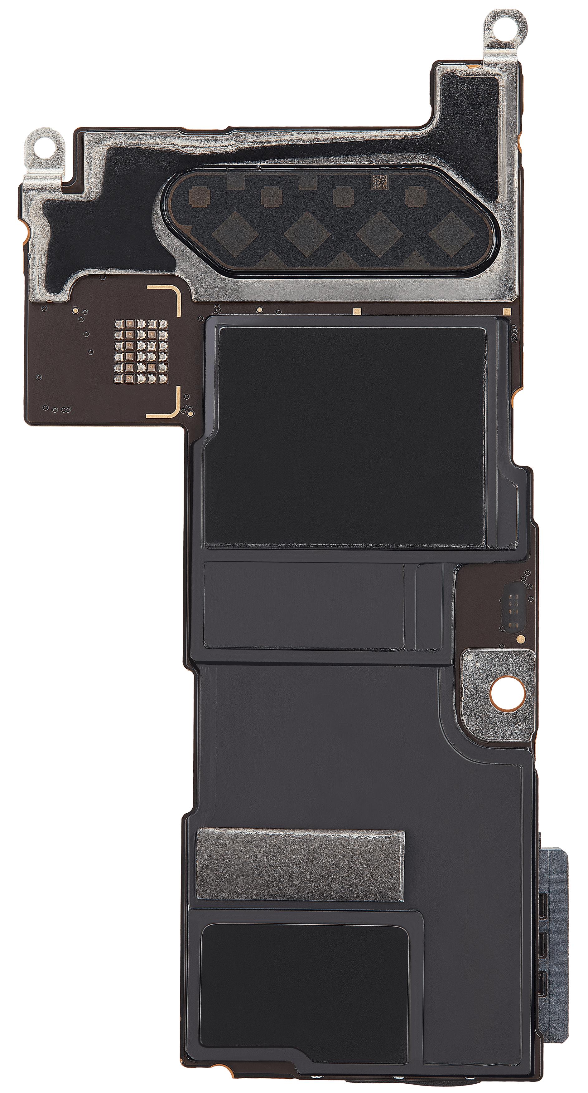 Bottom logic board rear view