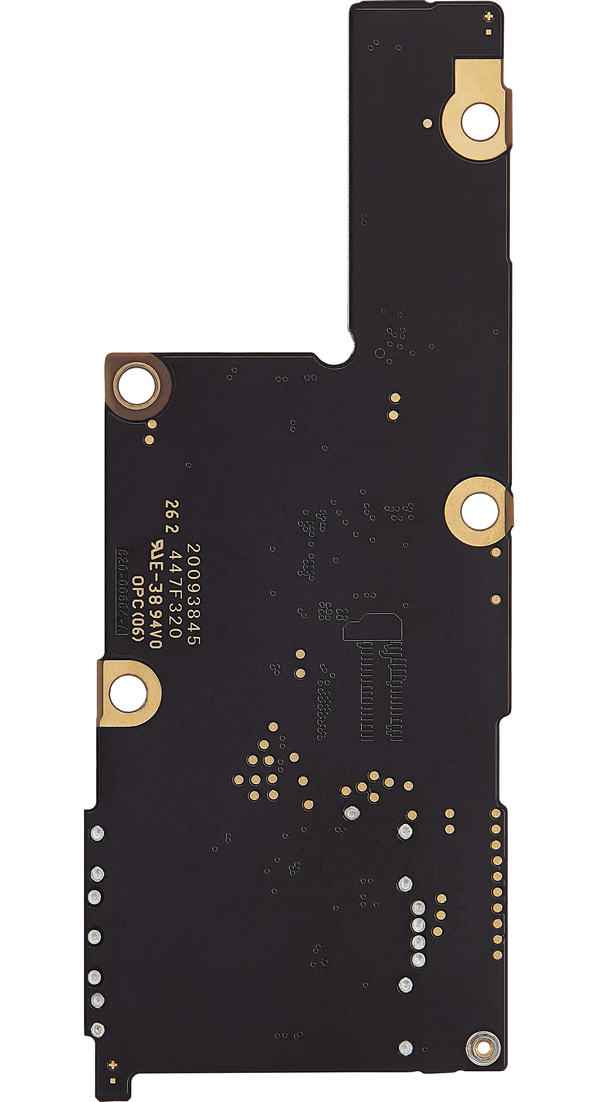 Bottom logic board rear view
