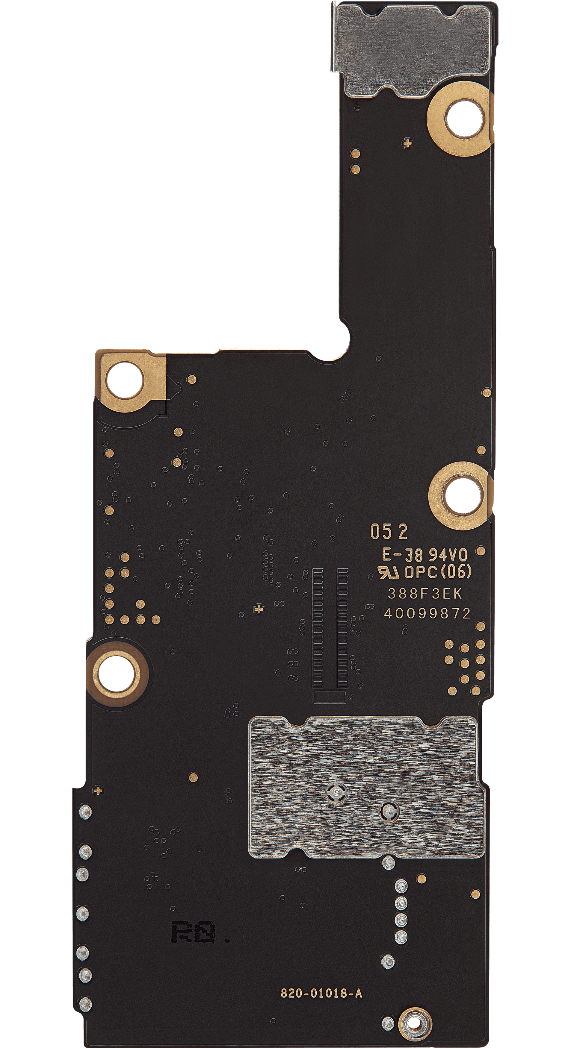 Bottom logic board rear view